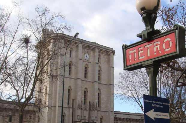 Château de Vincennes metro station situated at 200 meters